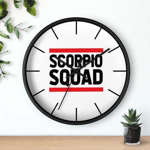 Scorpio Squad Wall clock